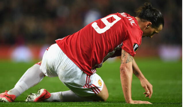 Manchester United dio a conocer la lesión de Zlatan Ibrahimovic