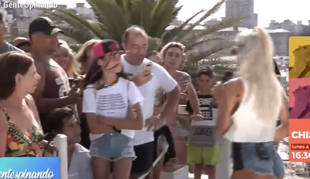 Facebook viral: modelo argentina confronta en vivo a hombre que la grabó de espaldas en plena transmisión