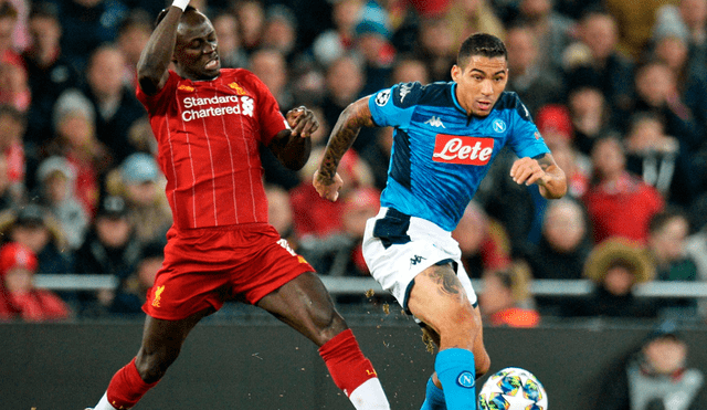 Liverpool igualó con Napoli y aún no está clasificado para octavos de la Champions League