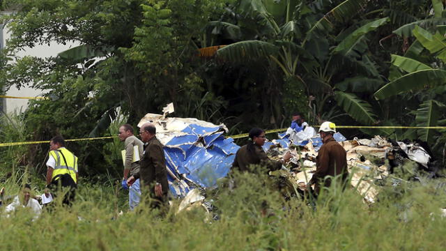 Tres sobrevivientes en estado crítico tras accidente aéreo en Cuba