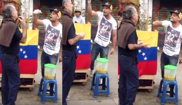 Facebook: la indignación de un venezolano ante un hombre que defiende a Nicolás Maduro [VIDEO]
