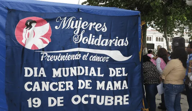 Movilización contra cáncer en Chiclayo.