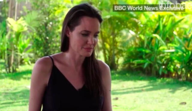 Angelina Jolie se quiebra al hablar por primera vez de su separación con Brad Pitt | VIDEO