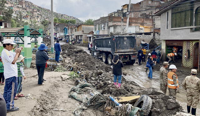 ¿Y la prevención? Los distritos arequipeños de Socabaya, José Luis Bustamante, Hunter y Cercado fueron afectados. (Foto: Manuel Berríos)