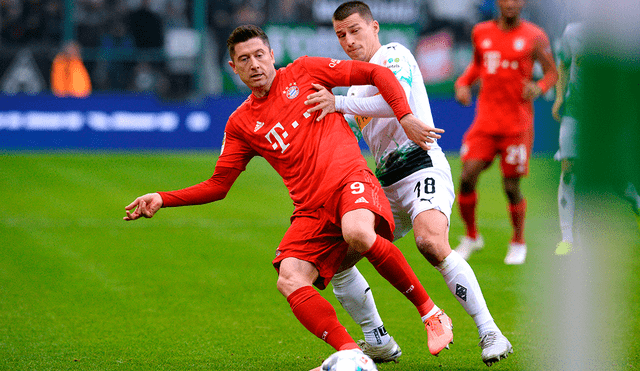 Sigue aquí EN VIVO ONLINE el partido Bayern Múnich vs. Borussia Mönchengladbach por la fecha 31 de la Bundesliga. | Foto: AFP