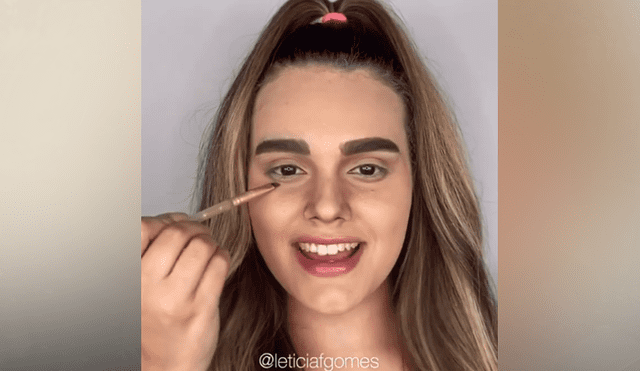 Desliza hacia la izquierda para ver la radical transformación de una mujer con maquillaje que se volvió viral en YouTube.