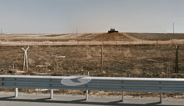 Google Maps: Un enigmático mensaje en la frontera entre Turquía y Siria fue captado por las cámaras de la aplicación [FOTOS]