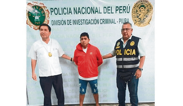 Detenido. Erick Chumacero Antón fue detenido en Tumbes.