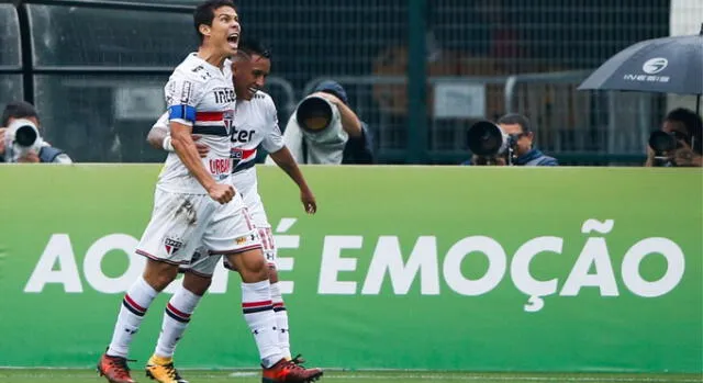 Sao Paulo, con Christian Cueva, venció 2-0 a Flamengo por la fecha 30 del Brasileirao