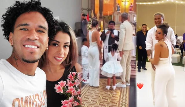 Pedro Gallese y Claudia Díaz se volvieron a casar. Foto: capturas Instagram / Pedro Gallese