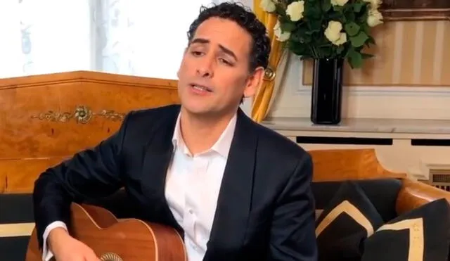 Juan Diego Flórez interpretó la canción “Esta tarde vi llover” como homenaje al fallecido cantautor Armando Manzanero. Foto: Juan Diego Flórez Instagram