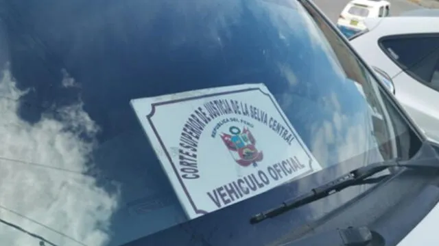 Policía halla droga en camioneta asignada a Corte Superior de Justicia de la Selva Central