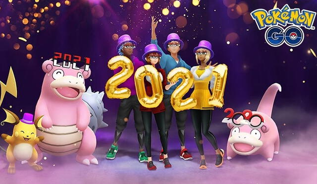 Algunos pokémon llevarán disfraces festivos para celebrar el Año Nuevo en Pokémon GO. Foto: Niantic