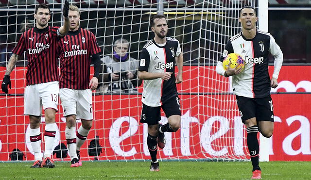 Juventus vs. Milan EN VIVO HOY desde Turín por semifinales de la Copa Italia. Foto: AFP