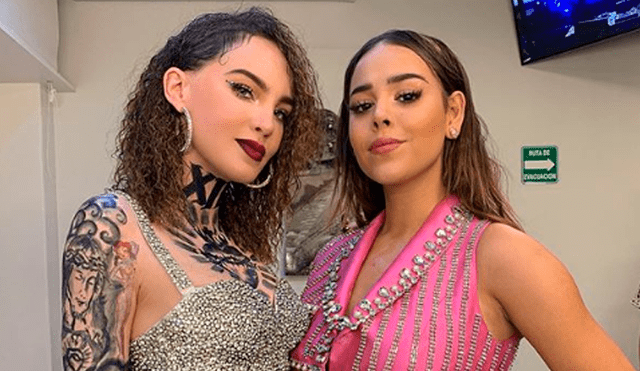 Belinda y Danna Paola se reecontraron en los Spotify Awards y posaron juntas. (Foto: Instagram)