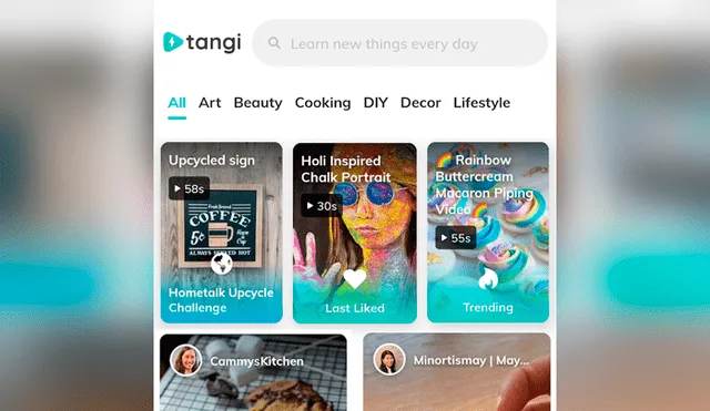 Tangi, es una nueva app para crear videos cortos creada por Google.