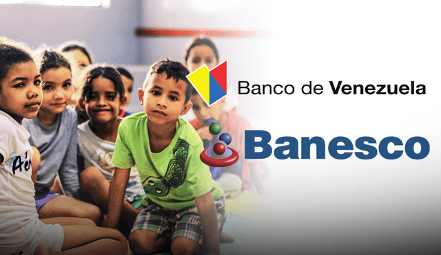 Banco de Venezuela y Banesco son dos de las instituciones financieras que tienen cuentas para menores de edad. Composición: Fabrizio Oviedo-GLR/AFP/BDV/Banesco