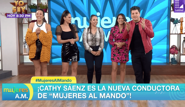 Chaty Sáenz es conductora de "Mujeres al Mando" de Latina