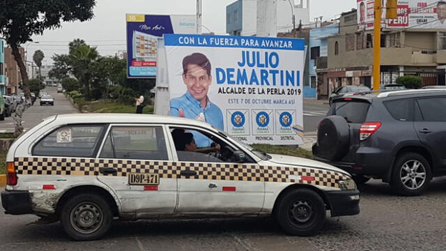 Elecciones 2018: paneles impiden visibilidad de conductores en el Callao