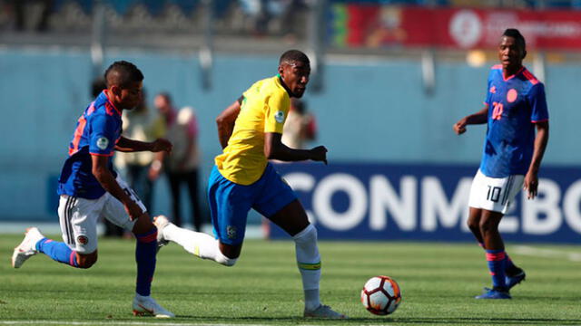 Brasil igualó 0-0 con Colombia en el hexagonal final del Sudamericano Sub 20