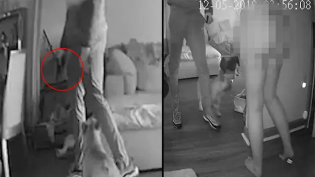 Mujer desnuda enfrentó a ladrón armado que entró a su casa mientras dormía [VIDEO] 