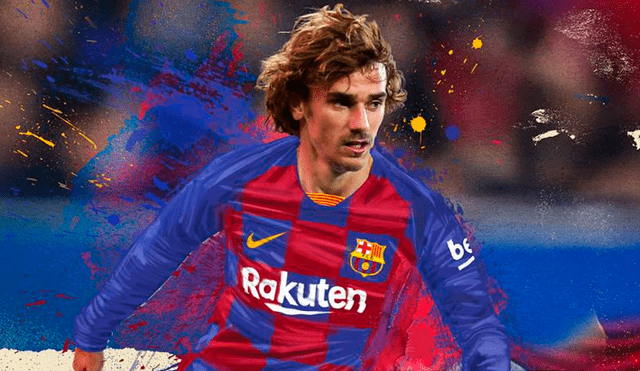 Antoine Griezmann pronunció sus primeras palabras como jugador del Barcelona.