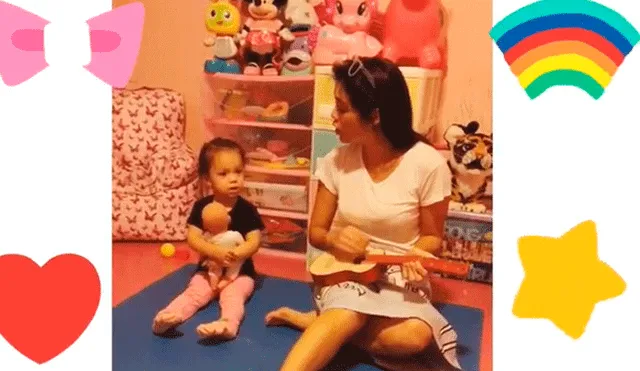 Vía Instagram: hija de Jazmín Pinedo causa ternura al cantar junto a su mamá [VIDEO]