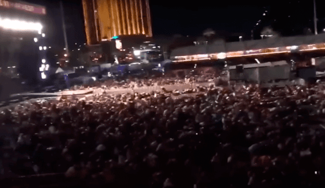 En YouTube, el preciso momento en que se desató el terrible tiroteo en Las Vegas [VIDEO]