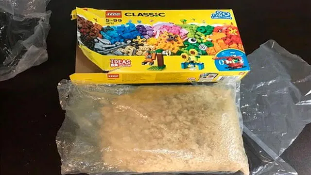 Compraron una caja de piezas Lego y encontraron droga valorizada en unos $40 000