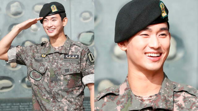 Kim Soo Hyun salió del servicio militar en julio del 2019.