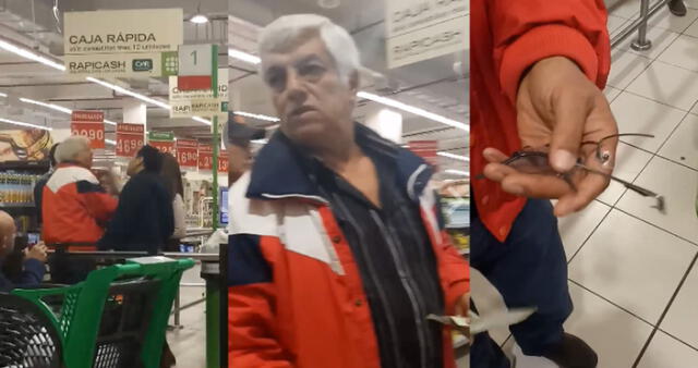 Polémica en Facebook por mujer que golpea a anciano en Tottus de La Molina [VIDEO]