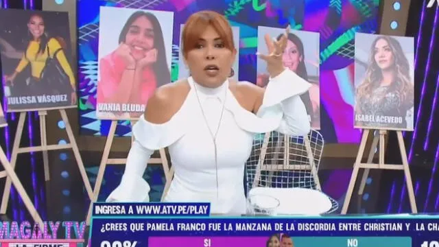 Magaly Medina revela dato que desmiente versión de Christian Domínguez y Pamela Franco