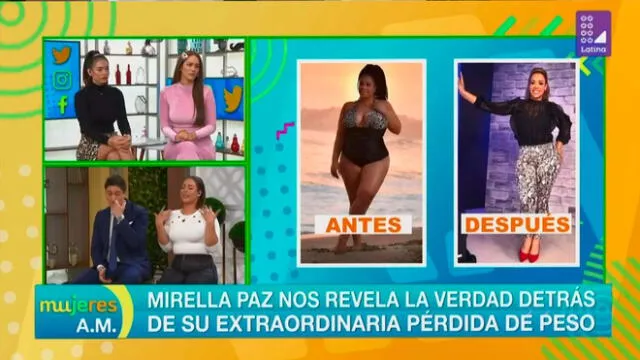 Mirella Paz rompe en llanto tras revelar su lucha para bajar de peso 