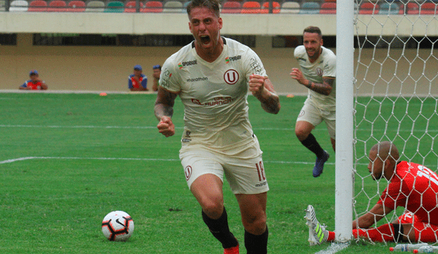 Germán Denis anotó el 1-1 en el Universitario vs Sport Huancayo [VIDEO]