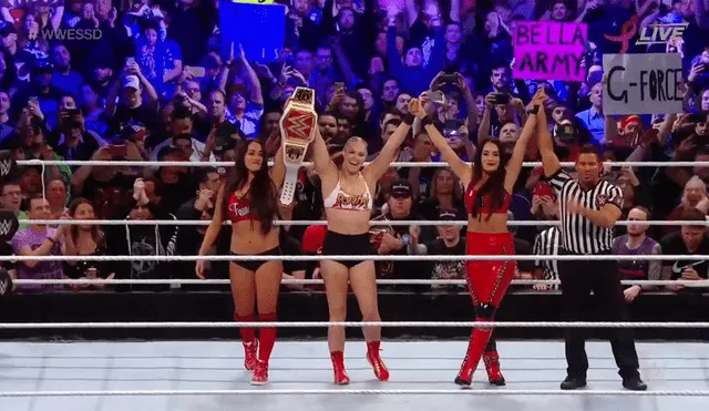 WWE Super Show Down 2018: Ronda Rousey hizo llave de rendición a dos rivales [VIDEO]