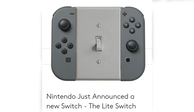 Usuarios comparten divertidos memes con otros periféricos por el anuncio de Nintendo Switch Lite.