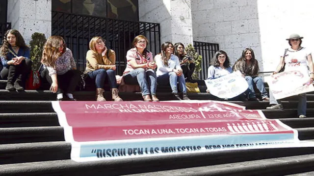 Colectivo Ni Una Menos marchará este sábado en Arequipa contra la corrupción