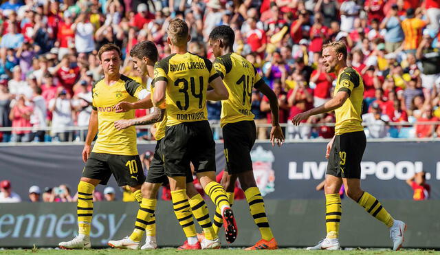 Borussia Dortmund derrotó 3-1 Liverpool por la International Champions Cup