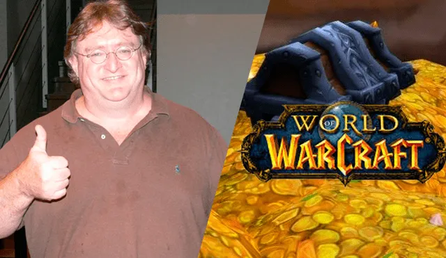 Gabe Newell, director de Valve, creó función en Steam gracias al 'gold farming' en World of Warcraft.