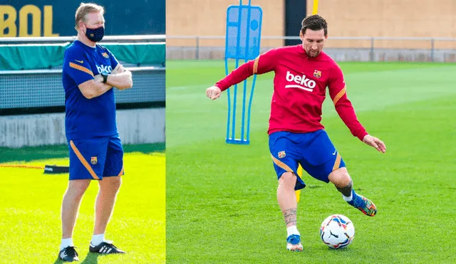 Lionel Messi y Koeman tuvieron una reunión en la que el técnico le hizo saber su postura.