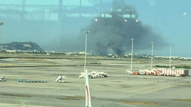 Incendio en Barcelona genera pánico a un día del atentado