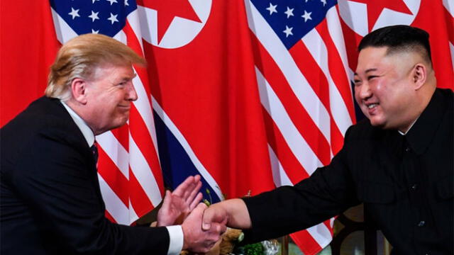 Trump y Kim Jong-un en Corea del Norte. Foto: Difusión.