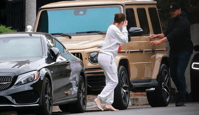 Kylie Jenner es captada violando la cuarentena y luciendo un look irreconocible