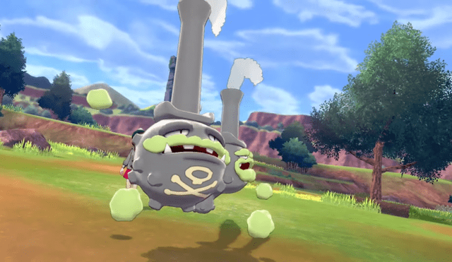 Weezing forma de galar será de tipo veneno y hada en Pokémon Shield and Sword.