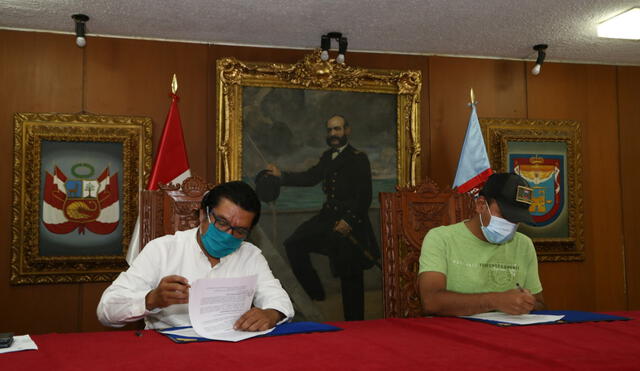Municipio firma convenio con la EPS Grau. (Foto: Municipalidad de Piura)