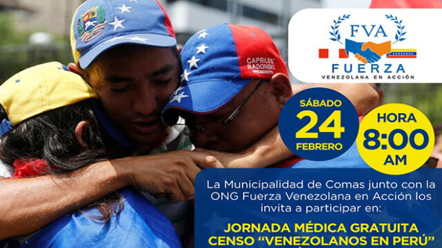 Municipalidad de Comas realizará feria con apoyo de venezolanos 