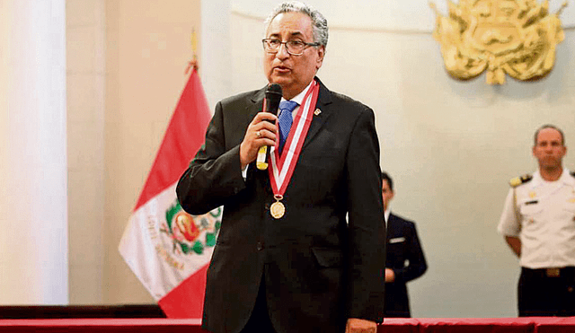 sorprendido. Presidente de la Corte Suprema, José Luis Lecaros, pide acelerar proceso contra Gregorio Santos, acusado de corrupción.