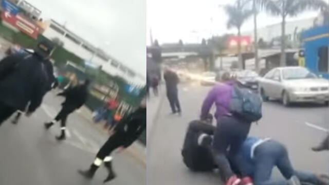 Plaza Norte: Ambulantes denuncian brutal golpiza por parte de seguridad| VIDEO