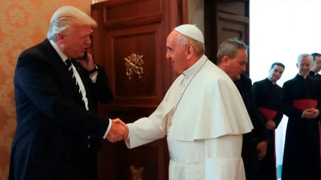Donald Trump y papa Francisco hablaron sobre "aliviar el sufrimiento" de Venezuela