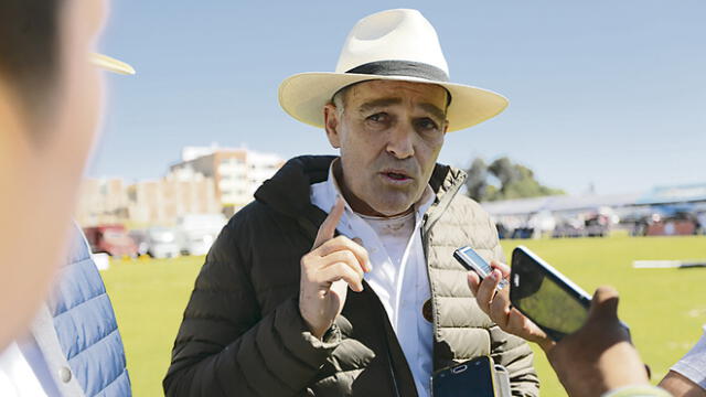 Diálogo. Roque Benavides estuvo presente en el XIII Concurso del Caballo de Paso Peruano.